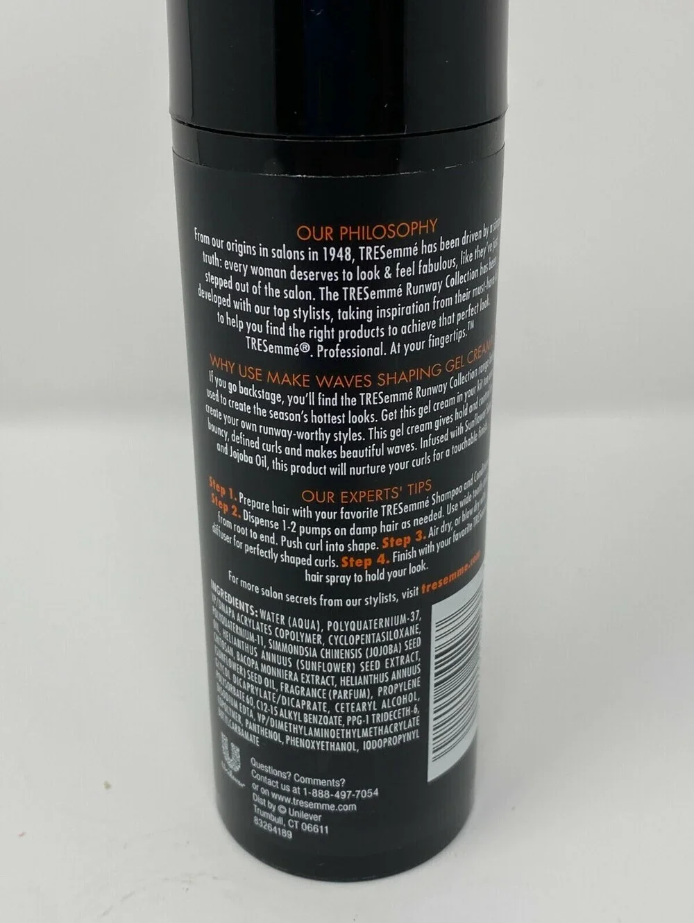 NEW TRESemme Runway Collection | Make Waves | Curl Shaping Gel Cream 5.1 FL OZ